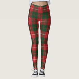 Mackinnon Pset Tartan Scottish Clan Pattern Leggings