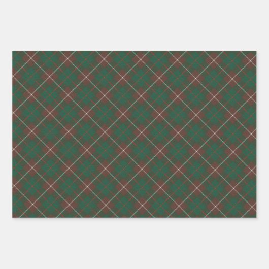 MacKinnon Scottish Clan Tartan Wrap Inpakpapier Vel (Voorkant 2)