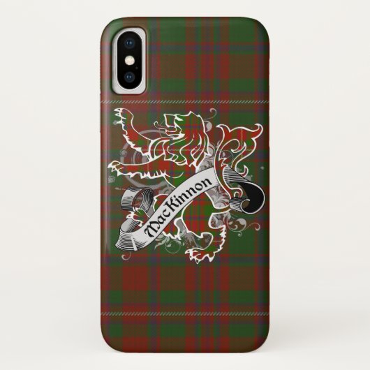MacKinnon Tartan Lion Case-Mate iPhone Case (Achterkant)