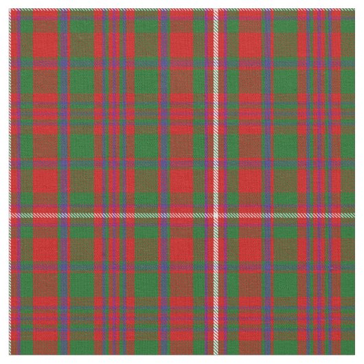 MacKinnon Tartan Print Stof (Close Up)