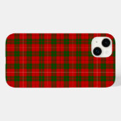 MacKinnon tartan rode groene vleid Case-Mate iPhone Case (Achterkant (horizontaal))