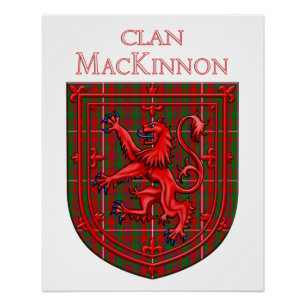 MacKinnon Tartan Scottish Play Lion Rampant Perfect Poster