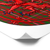 MacKinnon Tartan Scottish Play Lion Rampant Poster (Hoek)