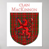 MacKinnon Tartan Scottish Play Lion Rampant Poster (Voorkant)