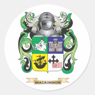 MacKinnon-wapenschild (familiekust) Ronde Sticker