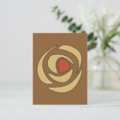Mackinroses ~ Enkele Rozen Briefkaart (Staand voorkant)