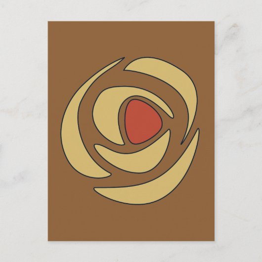 Mackinroses ~ Enkele Rozen Briefkaart (Voorkant)