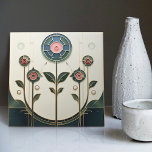 Mackintosh Art Deco Abstracte Floral Wall Decor Ce Tegeltje<br><div class="desc">Deze keramische tegel heeft een gewaagde geometrische vorm en ingewikkelde bloempatronen die lijken op de iconische stijl van de Mackintosh. Hij was een vooraanstaand Schotse architect, ontwerper en kunstenaar van de Art Nouveau-beweging. Schone lijnen, geometrische vormen en een sterk symmetriegevoel karakteriseren zijn werk. Deze elementen zijn prachtig vertegenwoordigd in ons...</div>
