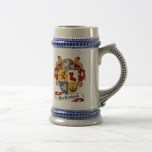 MacKintosh Coat of Arms Stein - Family Crest Bierpul (Rechts)