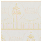 Mackintosh geïnspireerd Roos Frieze Pattern Stof (Close Up)