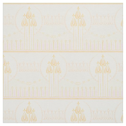  Mackintosh geïnspireerd Roos Frieze Pattern Stof (Swatch)