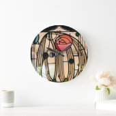 Mackintosh - Glas in lood Window, The Hill House Grote Klok (Huis)