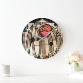 Mackintosh - Glas in lood Window, The Hill House Grote Klok (Huis)