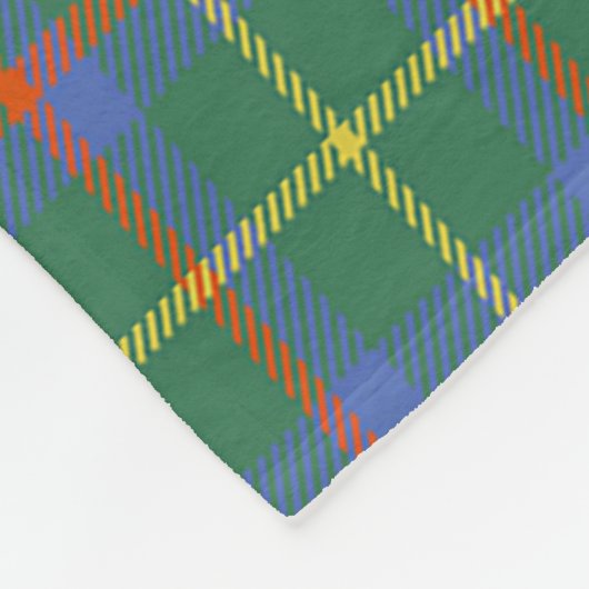 MacKintosh Hunting Ancient Pset Fleece Deken (Hoek)