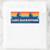 Mackintosh North Carolina Canoe Rechthoekige Sticker (Tas)