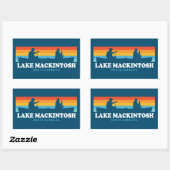 Mackintosh North Carolina Canoe Rechthoekige Sticker (Vel)
