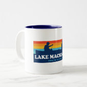 Mackintosh North Carolina Canoe Tweekleurige Koffiemok (Voorkant links)