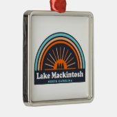 Mackintosh North Carolina Rainbow Metalen Ornament (Rechts)