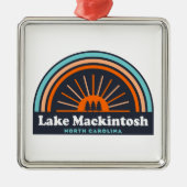Mackintosh North Carolina Rainbow Metalen Ornament (Voorkant)