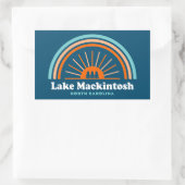 Mackintosh North Carolina Rainbow Rechthoekige Sticker (Tas)