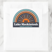 Mackintosh North Carolina Rainbow Rechthoekige Sticker (Tas)