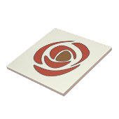Mackintosh Pomegranate Art Rozen Tegeltje (Zijkant)