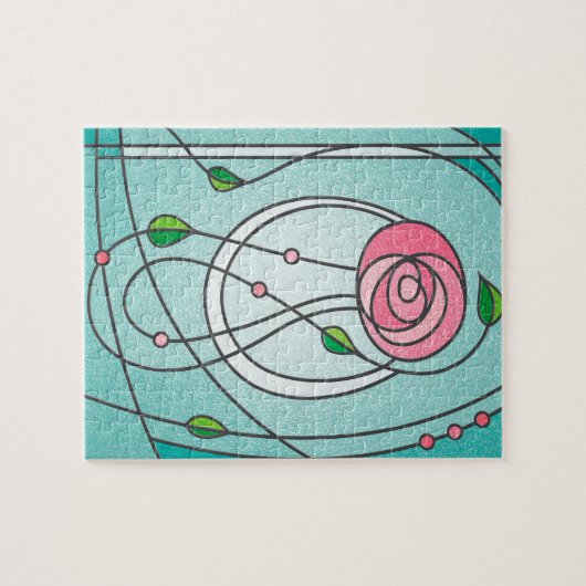 Mackintosh Roos Legpuzzel (Horizontaal)