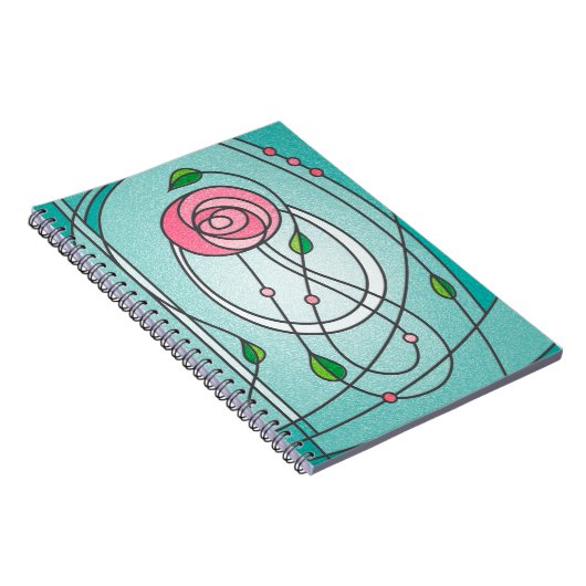 Mackintosh Roos Notitieboek (Rechterzijde)