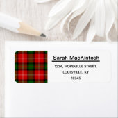 MacKintosh Tartan. Etiket (Insitu)