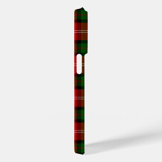 MacKintosh tartan rode groene vleid Case-Mate iPhone Case (Achterkant / Rechts)