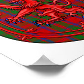 MacKintosh Tartan Scottish Play Lion Rampant Poster (Hoek)