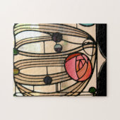 Mackintosh - The Glas in lood Window, Glasgow Legpuzzel (Horizontaal)
