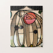 Mackintosh - The Glas in lood Window, Glasgow Legpuzzel (Verticaal)