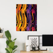 Mackintosh: Tulpenontwerp Poster (Thuiskantoor)