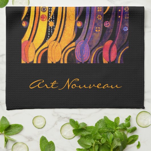 Mackintosh: Tulpenontwerp Theedoek (Gevouwen)