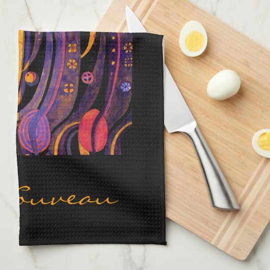 Mackintosh: Tulpenontwerp Theedoek (Quarter Fold)