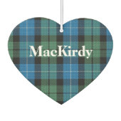 MacKirdy Tartan Plaid Air Freshener Luchtverfrisser (Voorkant)