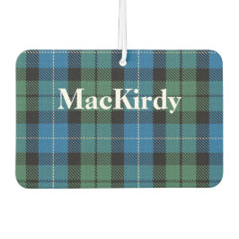 MacKirdy Tartan Plaid Air Freshener Luchtverfrisser