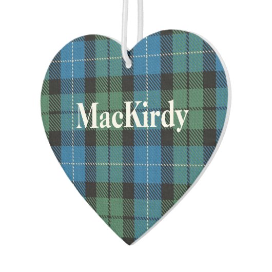 MacKirdy Tartan Plaid Air Freshener Luchtverfrisser (Links)