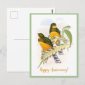 Macklot's Trogon (1850-1883)  Briefkaart (Voorkant / Achterkant)