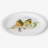 Macklot's Trogon Papieren Bordje (Gekanteld)