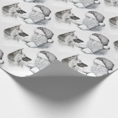 Macksie-and-Santa-LARGE Cadeaupapier (Hoek)