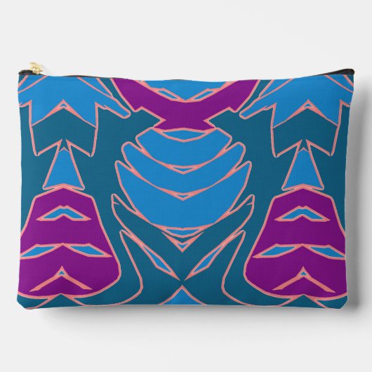 Mackup Pouch, een trendy meerkleurig ontwerp Acces Etui (Voorkant)