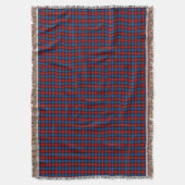 MacLachlan Clan Red en Royal Blue Tartan Deken (Voorkant Verticaal)