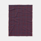 MacLachlan Clan Royal Blue en Red Tartan Fleece Deken (Voorkant)