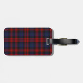 MacLachlan Clan Tartan Bagagelabel (Achterkant horizontaal)
