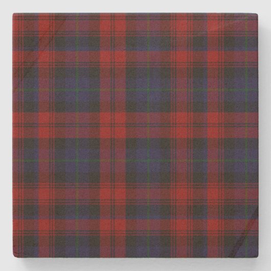 MacLachlan Clan Tartan Stone Onderzetter (Voorkant)