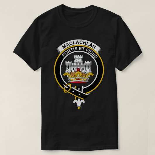 MacLachlan Crest Tartan Clan Scottish Clan T-shirt (Design voorkant)