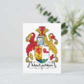 MacLachlan Family Crest Briefkaart (Staand voorkant)