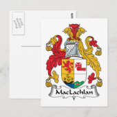 MacLachlan Family Crest Briefkaart (Voorkant / Achterkant)